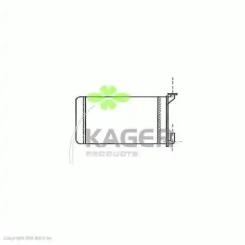 Радиатор печки KAGER 32-0305