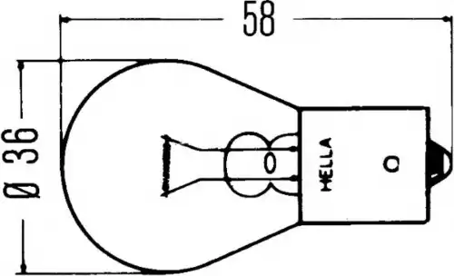 Автолампа HELLA 8GA 002 074-241