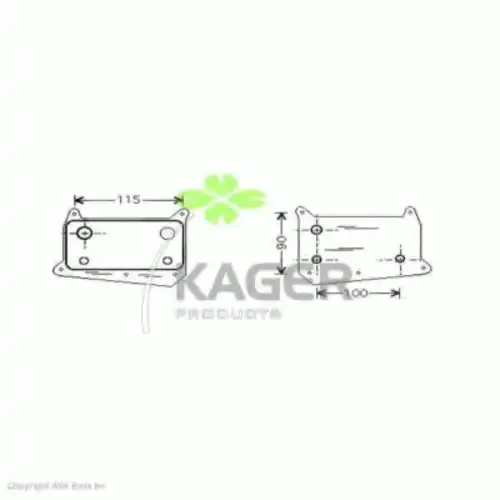 Масляный радиатор KAGER 31-3834