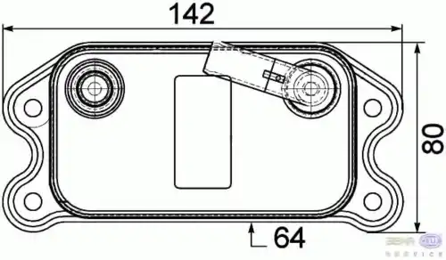 Масляный радиатор HELLA 8MO 376 747-141