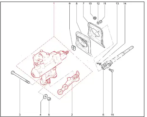 Рулевая рейка LADA 21230340001023