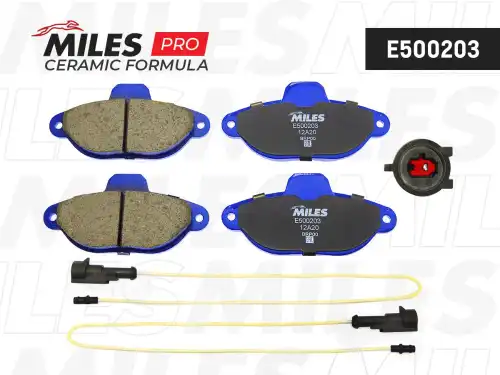 Тормозные колодки дисковые передняя ось MILES E500203