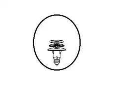 RETAINER TRIM PANEL GROMMET AND PIN 55116 997AB JEEP