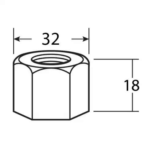 Гайка колесная UC A5031