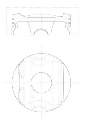 Piston Assembly 021 PI 00133 000 MAHLE