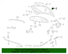 3B0823499E Упор, регулируемый VAG