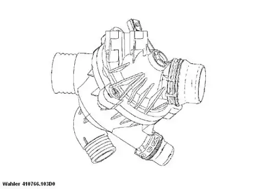 Термостат системы охлаждения BORG WARNER 410766103D0