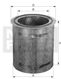 Фильтр воздушный MANN-FILTER C571895