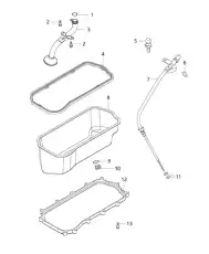 Прокладка масляного поддона DODGE 68100571AA