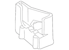 BAFFLE,INT AIR 10237720 CHEVROLET