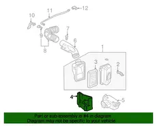 BAFFLE,INT AIR 10237720 CHEVROLET