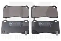 Тормозные колодки дисковые передняя ось NK 2266004
