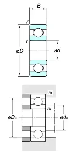 Подшипник 607 Koyo