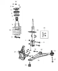 Тяга стабилизатора DODGE 4766911AL