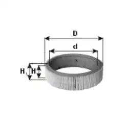 Air filter element WA20215 PZL