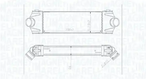 Интеркулер MAGNETI MARELLI 351319204320