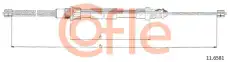 трос ручника л.+п.\ Renault Clio all 90-97 drum 92.11.6581 COFLE
