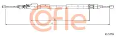 трос ручника л.\ Opel Corsa C 01> 92.11.5759 COFLE