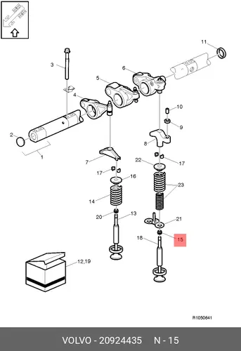 Колпачки маслосъемные VOLVO 20924435