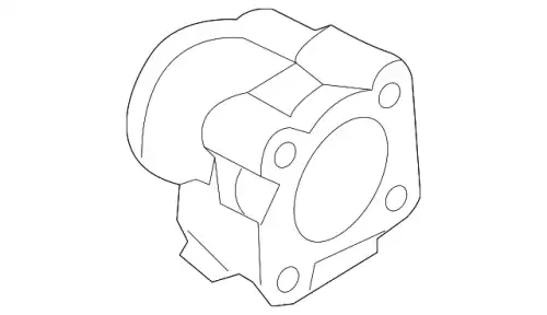 дроссельная заслонка Audi 4E0145950H VAG