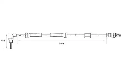 Датчик ABS BOSCH 0 265 007 069