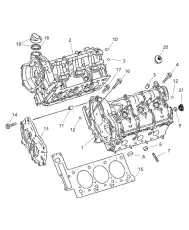 Прокладка ГБЦ JEEP 68005687AA