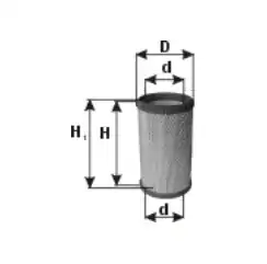Air filter element WA20275 PZL