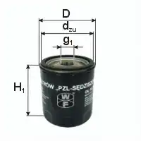 Oil filter PP71 PZL