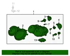 Фара MB 215 820 06 61
