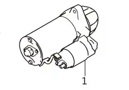 Стартер HAVAL 3708100XED61