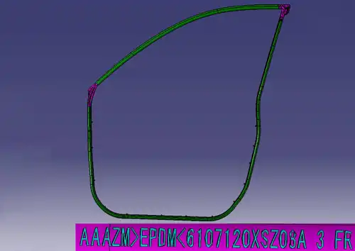 Уплотнитель двери HAVAL 6107120XSZ08A