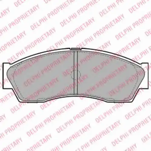 Тормозные колодки дисковые передняя ось DELPHI LP2159
