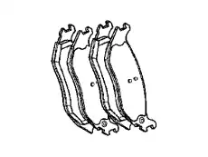 колодки дисковые торм. задн. Jeep 5093511AB
