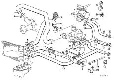 водяной шланг !D=47MM \BMW 3' E30, 5' E28 11 53 1 718 980