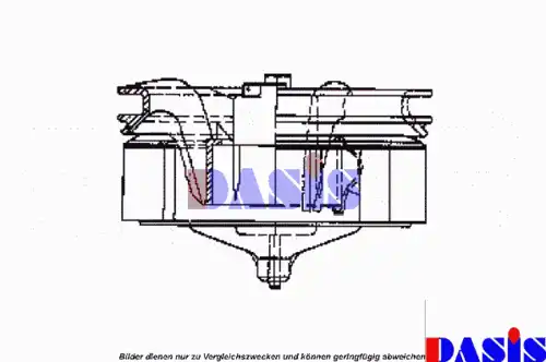 Вентилятор отопителя AKS DASIS 740620N