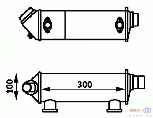 Масляный радиатор BEHR 8MO 376 725-181