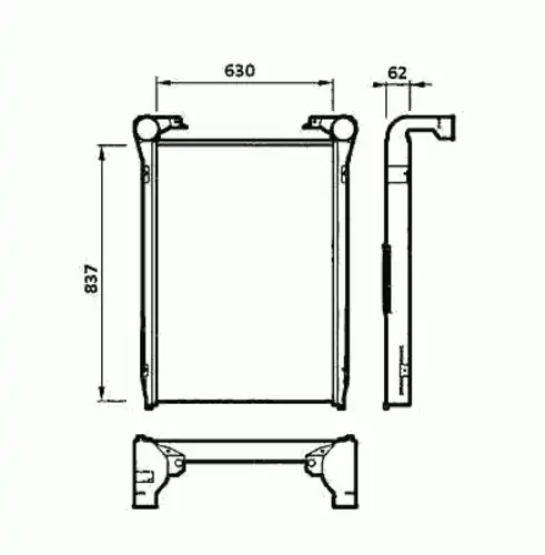 Радиатор кондиционера (конденсатор) NRF 30222