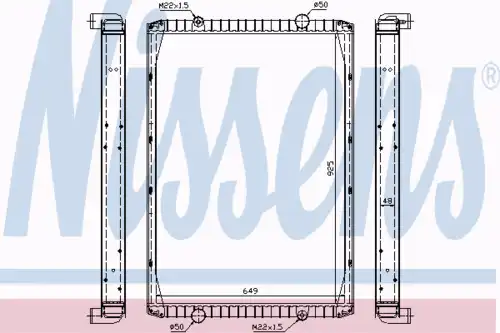 Radiator 63847A NISSENS
