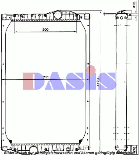 Радиатор кондиционера (конденсатор) AKS DASIS 460000N