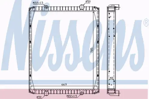 Radiator 63846A NISSENS