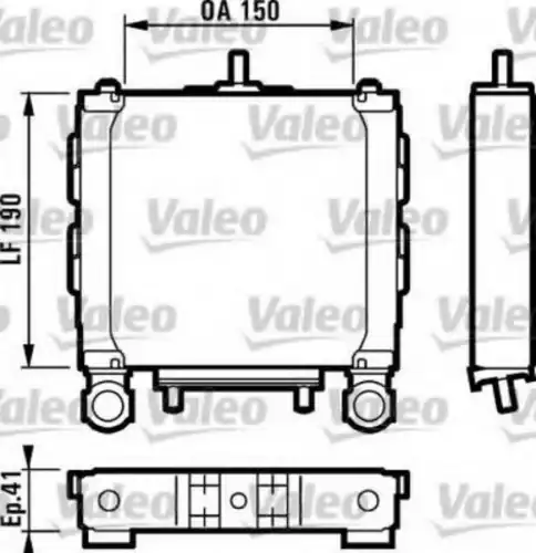 Масляный радиатор VALEO 816914