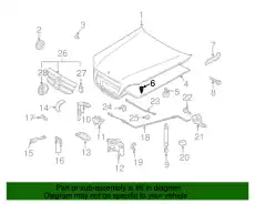 отбойник амортизатора капота MB 1639880011
