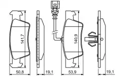 Тормозные колодки дисковые BOSCH 0 986 494 309