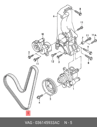 VAG 036 145 933 AC