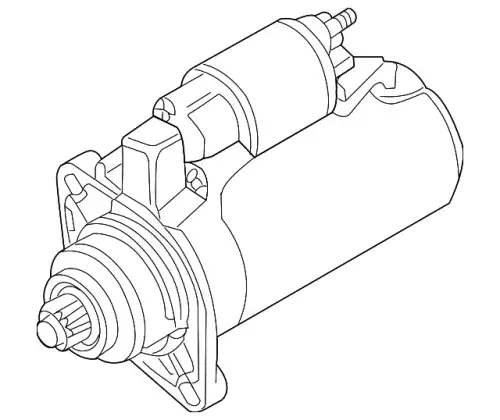 Стартер VAG 02M 911 023 S