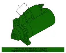 Стартер VAG 02M 911 024