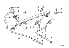 Форсунка !BOSCH \BMW 3' E36, 5' E34 13 64 1 310 641
