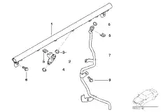 Форсунка ! \BMW 3' E46, Z3 E36, Z4 E85, E86 13 64 7 830 975
