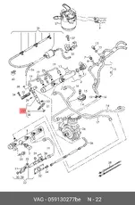 ФОРСУНКА В СБОРЕ 059 130 277 BE VAG