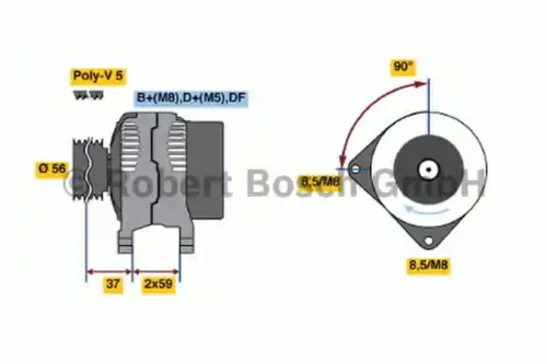 Хомут 40-60 0 986 040 600 BOSCH